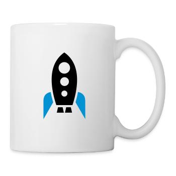 Vaisseau spatial - Mug blanc - blanc - Droite