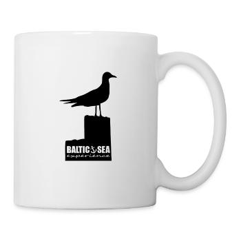 Seagull on stake / BALTIC SEA EXPERIENCE / Baltic Sea - Mug - white - Right