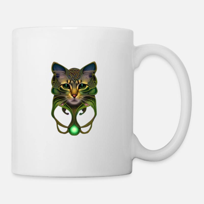 Beau chat de l’île - Mug blanc - blanc
