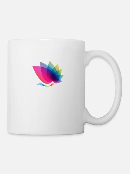 Abstrackt - Tasse - Weiß