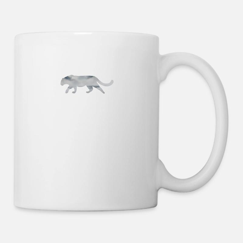 Schneeleopard - Tasse - Weiß