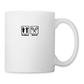 problem solved TENNIS - Mug - white - Right