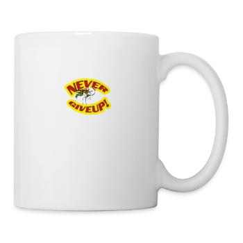never giveup 2 copy - Tasse - Weiß - Rechts