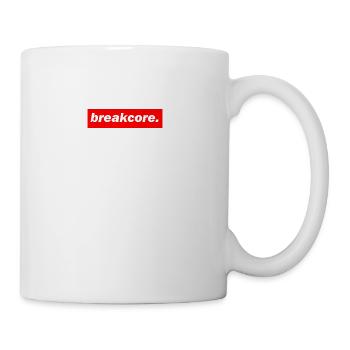 techno mischpult red bass bpm breakcore - Tasse - Weiß - Rechts