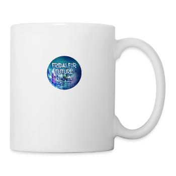 Terre Bleue,Planète, Planète,Vendredi pour l’avenir - Mug blanc - blanc - Droite