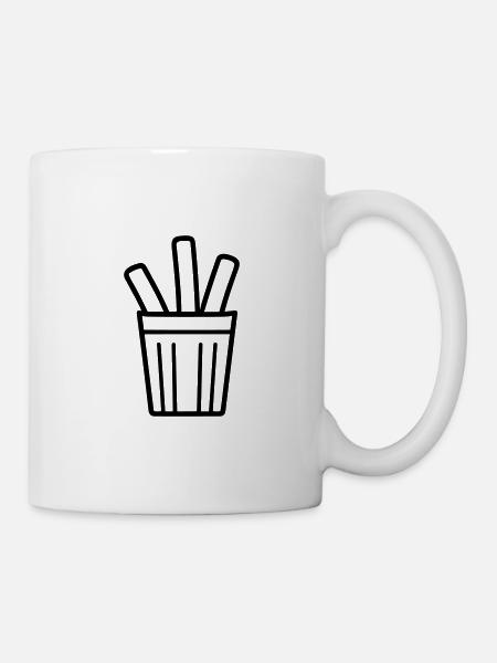Frites - Mug blanc - blanc