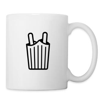 Pommes frites - Tasse - Weiß - Rechts