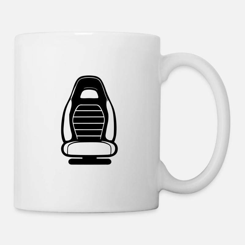 Hocker - Tasse - Weiß