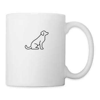 süßer Hund - Tasse - Weiß - Rechts