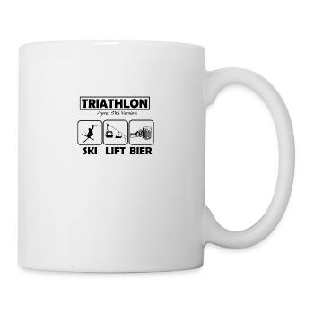 Ski Motif de ski pour les skieurs Skieurs - Mug blanc - blanc - Droite