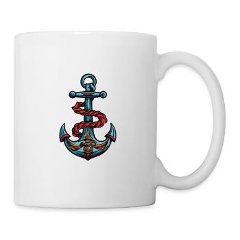 Anchor Icon Harbor - Mug - white - Right