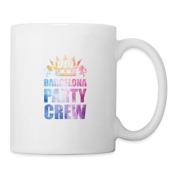 Barcelona Party Crew Spruch - Tasse - Weiß - Rechts