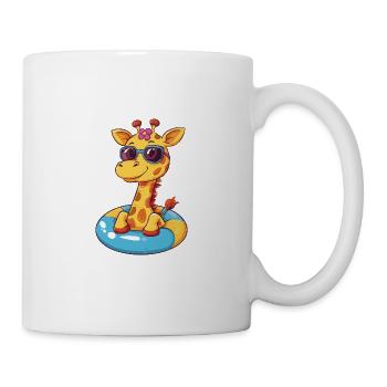 Giraffe Comic Cool - Tasse - Weiß - Rechts