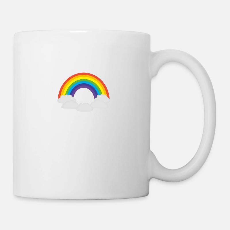 arc en ciel - Mug blanc - blanc