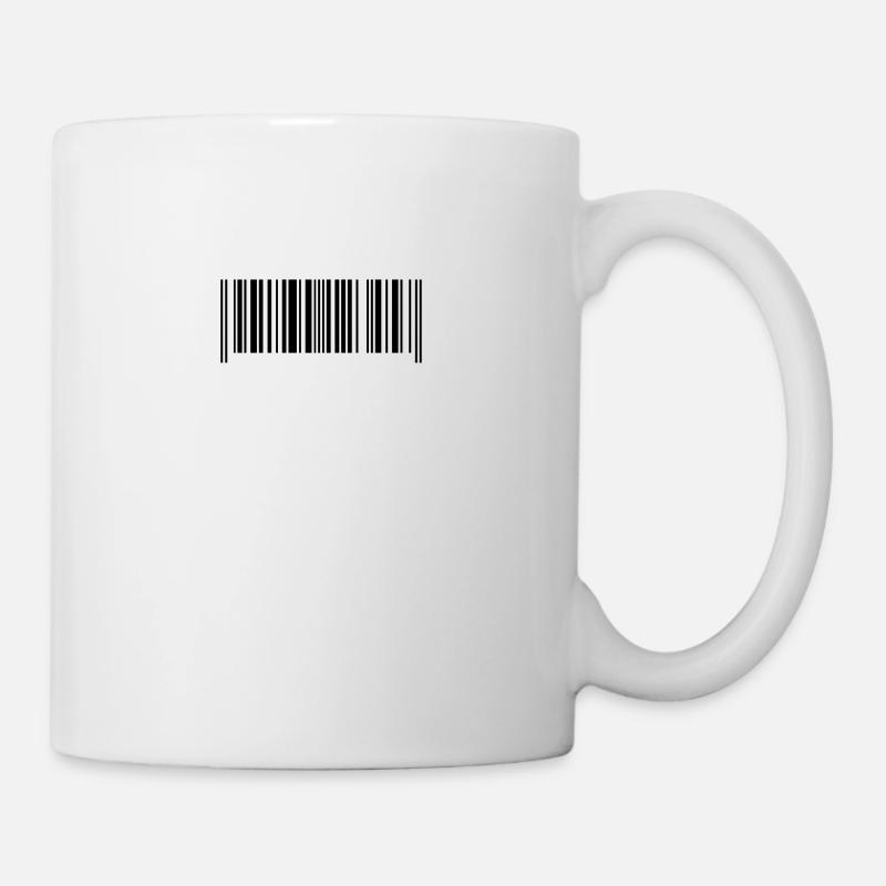Code barre fabriqué en france - Mug blanc - blanc