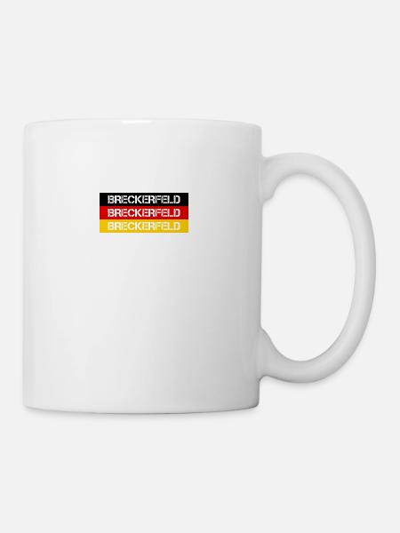 STADT BRECKERFELD, DEUTSCHLAND - Tasse - Weiß