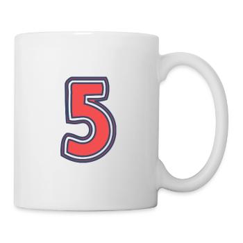 5. 5 YEARS. 5th ANNIVERSARY. 5 YEAR ANNIVERSARY - Mug - white - Right