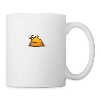 A Fly Sits On A Pile Of Shit - Mug - white - Right