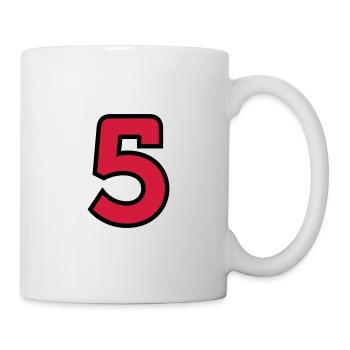 Sport Number 5 Five - Mug - white - Right