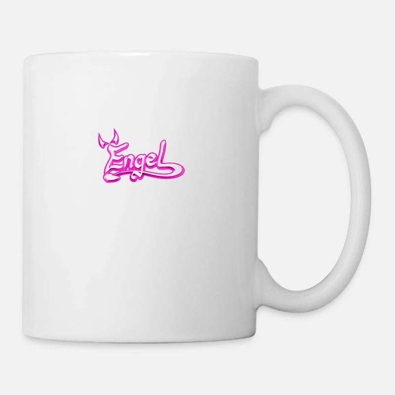 Engel pink,Geschenkidee - Tasse - Weiß