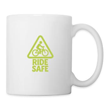 Ride Safe - Tasse - Weiß - Rechts