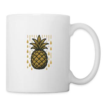 Ananas doré au cytise - Mug blanc - blanc - Droite