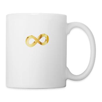 Unendlichkeit Gold - Tasse - Weiß - Rechts