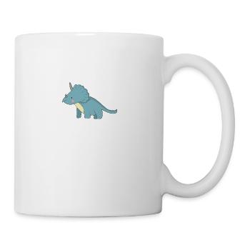 Geschenk Dinosaurier Fossil Kawaii Trex Comic Dino - Tasse - Weiß - Rechts