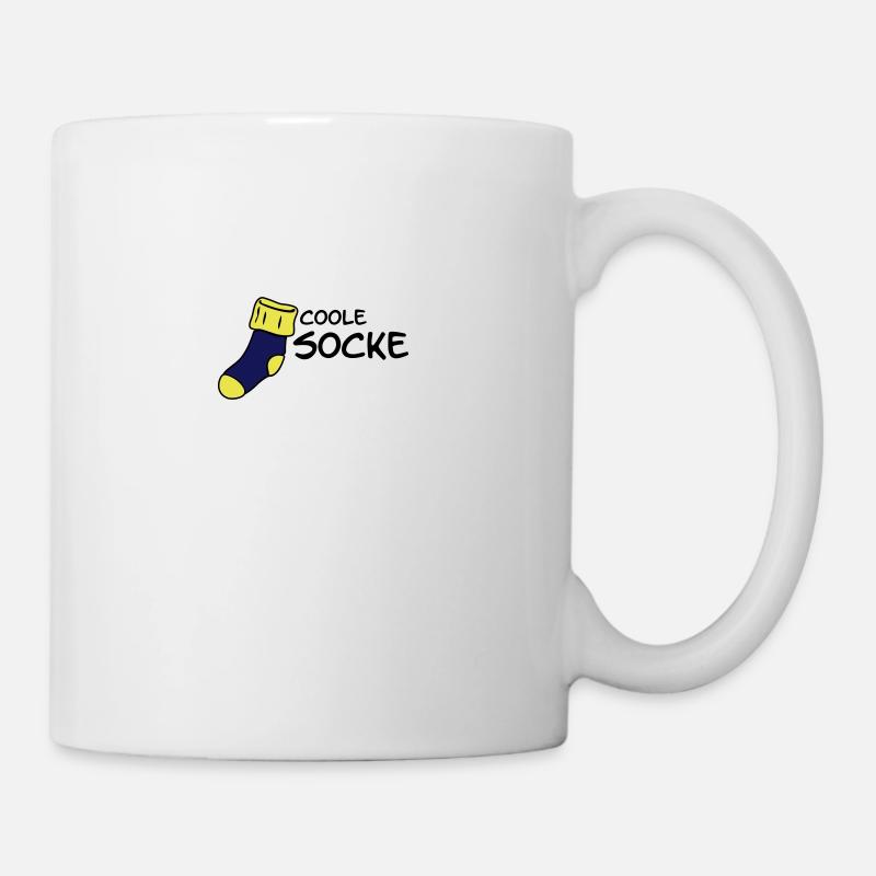 Coole Socke - Tasse - Weiß