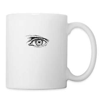 œil - Mug blanc - blanc - Droite