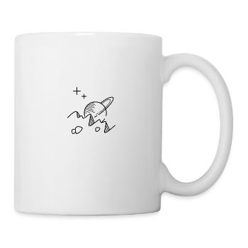 Planet - Tasse - Weiß - Rechts