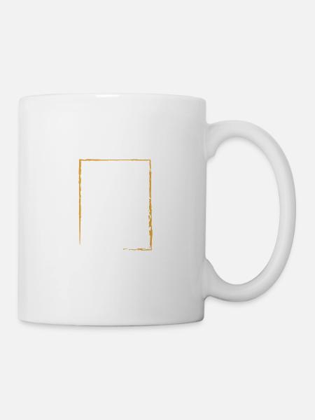 Rahmen - Tasse - Weiß