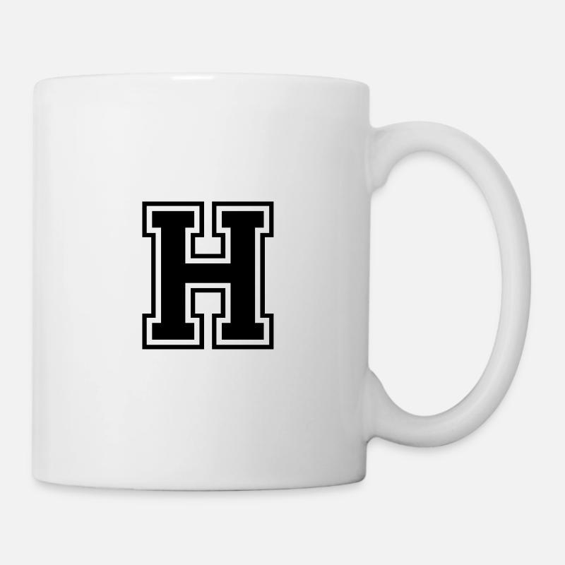 h - Tasse - Weiß