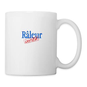 Râleur certifié - Mug blanc - blanc - Droite