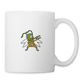 Retro Vintage Grunge Style Dabbing Dab Grashüpfer - Tasse - Weiß - Rechts