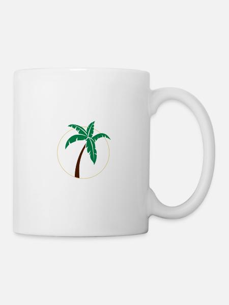 palm tree 2 - Mug - white