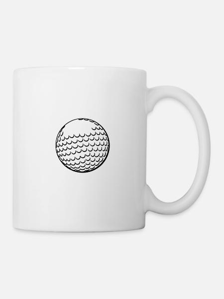 Golf Balle - Mug blanc - blanc