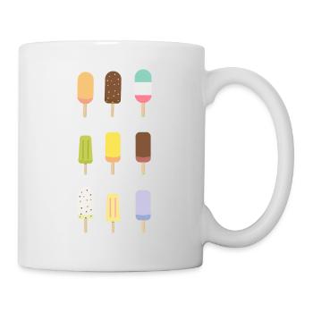 Eis - Tasse - Weiß - Rechts