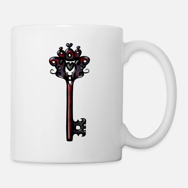 Red Magic Key - Mug - white