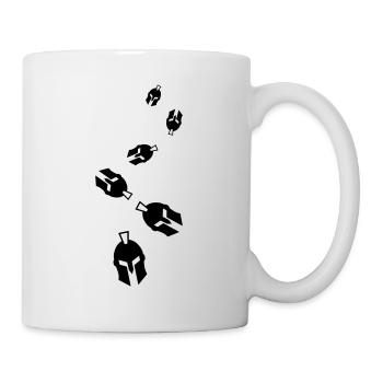 Casque Spartan - Mug blanc - blanc - Droite