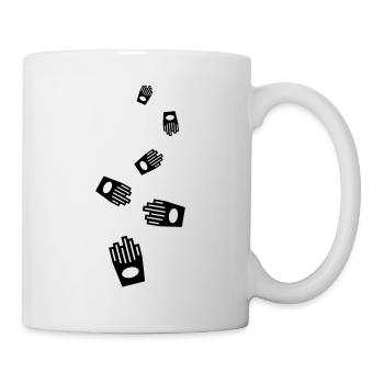 Pommes fast food symbol - Tasse - Weiß - Rechts