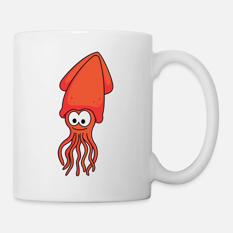 Squid Comic Animal - Mug blanc - blanc