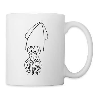 Squid Comic Animal - Mug - white - Right