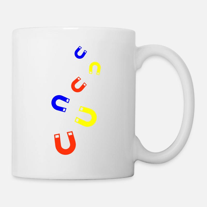 Magnet Symbol - Tasse - Weiß