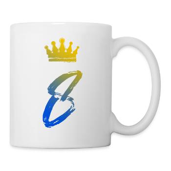 8 Couronne numérique - Mug blanc - blanc - Droite