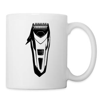 Hair clippers hairdresser icon - Mug - white - Right