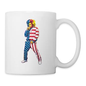Rapper USA Amerika Pop Up Flagge US Hip Hop - Tasse - Weiß - Rechts