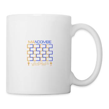 MANDOMBE design associé à croix Ankh - Mug blanc - blanc - Droite