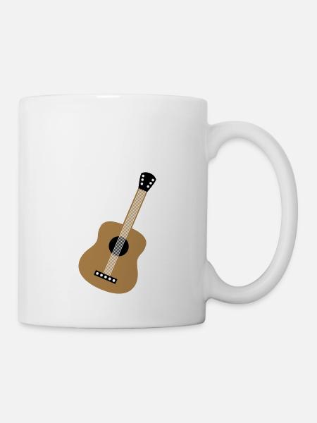 guitar - Mug - white