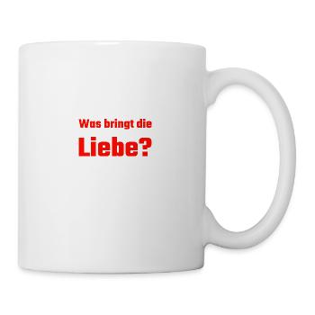 Single Liebe Love - Tasse - Weiß - Rechts